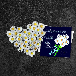 Einladungen zur Verlobung {Dunkelblau}