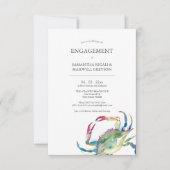 Einladungen zur Verlobung von Nautic Crab (Vorderseite)