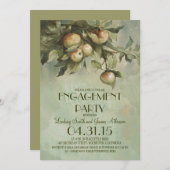 Einladungen zur Vintagen Apfelbaum-Begegnung (Vorne/Hinten)