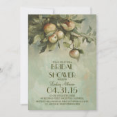 Einladungen zur Vintagen Apfelbaumdusche (Vorderseite)