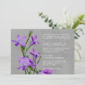 Einladungen zur Violethochzeit (Stehend Vorderseite)