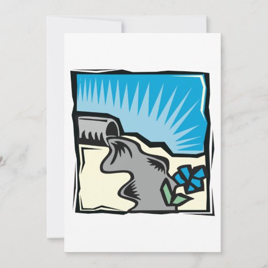 Einladungen zur Wasserleitung im Sturm (Vorderseite)