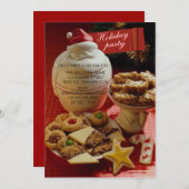 Einladungen zur Weihnachtsfeier (Vorne/Hinten)