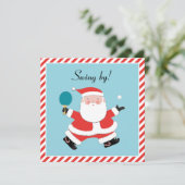 Einladungen zur Weihnachtsfeier (Stehend Vorderseite)