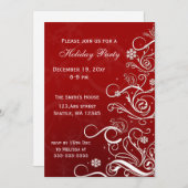 Einladungen zur Weihnachtsfeier (Vorne/Hinten)