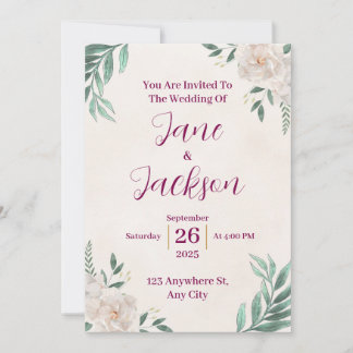 Einladungen zur Whimsikalen Hochzeit im Herbst