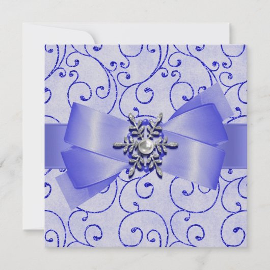Einladungen zur Winterhochzeit (Vorderseite)