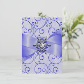 Einladungen zur Winterhochzeit (Stehend Vorderseite)