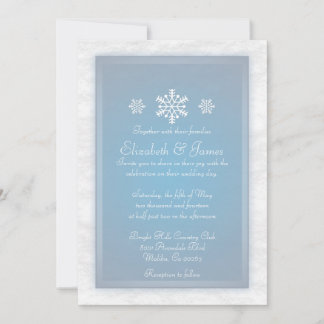 Einladungen zur Winterhochzeit