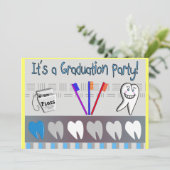 Einladungen zur zahnärztlichen Ausbildung (Stehend Vorderseite)