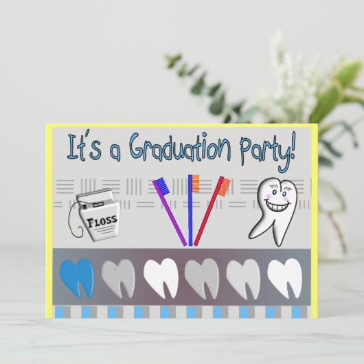 Einladungen zur zahnärztlichen Ausbildung (Stehend Vorderseite)