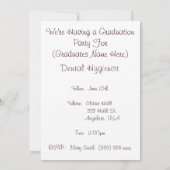 Einladungen zur zahnhygienischen Ausbildung 2012 (Rückseite)