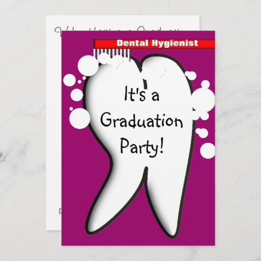 Einladungen zur zahnhygienischen Ausbildung 2012 (Vorne/Hinten)