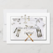 EINLADUNGS-ABENDESSEN-KARTEN EINLADUNG (Vorderseite)