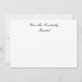 EINLADUNGS-ABENDESSEN-KARTEN EINLADUNG (Rückseite)