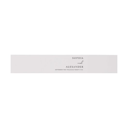 Einladungs Banderole (Flach)