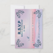 Einladungs-Card-UAWG in den schönsten Farben RSVP Karte (Vorderseite)