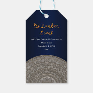 Einladungs-Design in Sri Lanka Geschenkanhänger