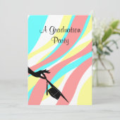 Einladungs-entfernen festliche Ausläuferkappe Einladung (Stehend Vorderseite)