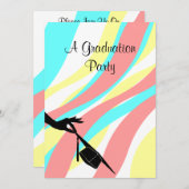 Einladungs-entfernen festliche Ausläuferkappe Einladung (Vorne/Hinten)