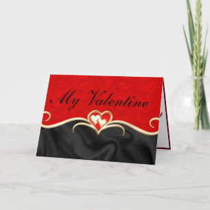 Einladungs-extravagante Valentinstag-Karte geklapp Einladung