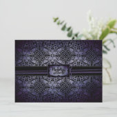 Einladungs-Karte der Dämmerungs-BRS Einladung (Stehend Vorderseite)