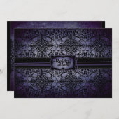 Einladungs-Karte der Dämmerungs-BRS Einladung (Vorne/Hinten)