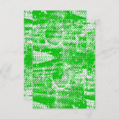 Einladungs-Karte für die individuelle Grunge Einladung (Vorne/Hinten)