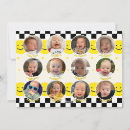 Einladungs-Karte für ein glückliches Typ-Foto Feiertagskarte