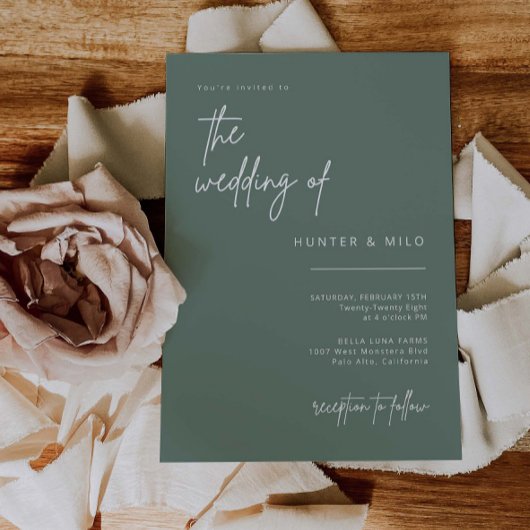 Einladungs-Karte für einfache Skriptereignisse Einladung