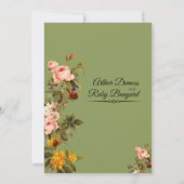 Einladungs-Karte für Fotos Einladung (Rückseite)