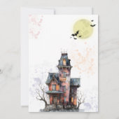 Einladungs-Karte für kleine Monster (Rückseite)