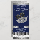 Einladungs-Karten-Abschlussball-Trend, Maskerade, Einladung (Vorne/Hinten)