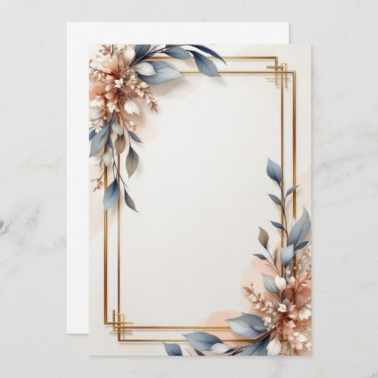 Einladungs-Kartendesign Einladung (Vorne/Hinten)