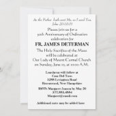 Einladungs-katholischer Einladung (Rückseite)