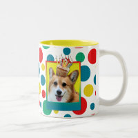 Einladungs-kleiner Kuchen - Corgi - Owen