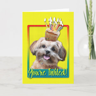 Einladungs-kleiner Kuchen - ShihPoo - Maggie Einladung