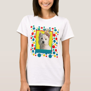 Einladungs-kleiner Kuchen - Westhochland Terrier T-Shirt