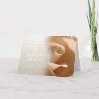 Einladungs-Rose-Karte für Hochzeiten Einladung