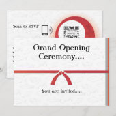 Einladungs-Schablonen-japanisches Restaurant Einladung (Vorne/Hinten)