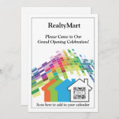Einladungs-Template-House-Verkäufer Einladung (Vorne/Hinten)