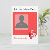 Einladungs-Template-Party Einladung (Stehend Vorderseite)