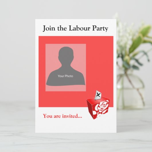 Einladungs-Template-Party Einladung (Stehend Vorderseite)