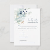 Einladungs-UAWG-Karten RSVP Karte (Vorderseite)