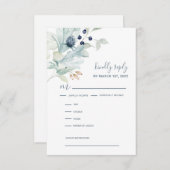 Einladungs-UAWG-Karten RSVP Karte (Vorne/Hinten)