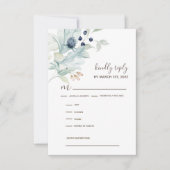 Einladungs-UAWG-Karten RSVP Karte (Vorderseite)