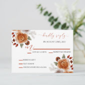 Einladungs-UAWG-Karten RSVP Karte (Stehend Vorderseite)