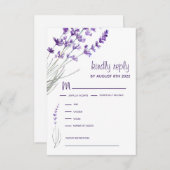 Einladungs-UAWG-Karten RSVP Karte (Vorne/Hinten)