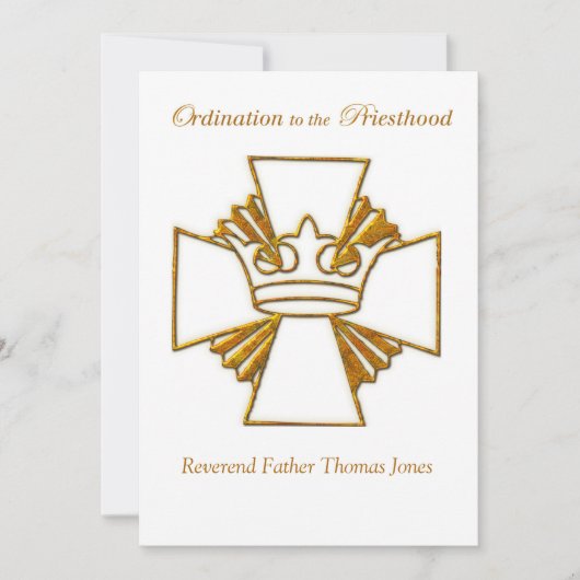 Einladungs- und Feiertagsdatum Einladung (Vorderseite)