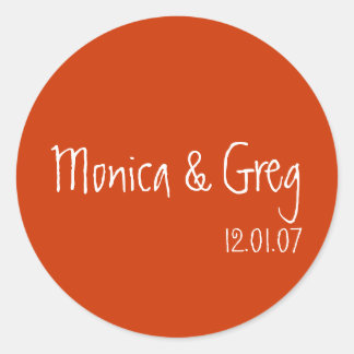 Einladungsaufkleber Runder Aufkleber